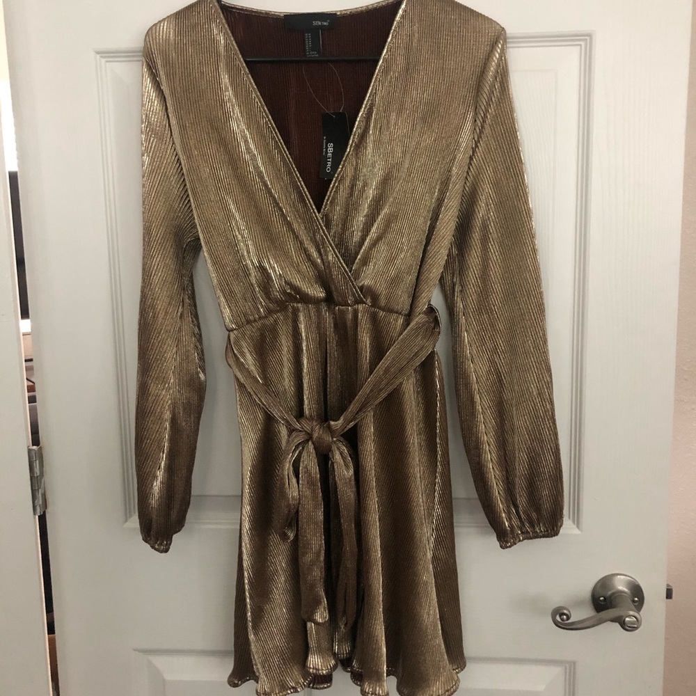 SHEIN Gold Party Dress